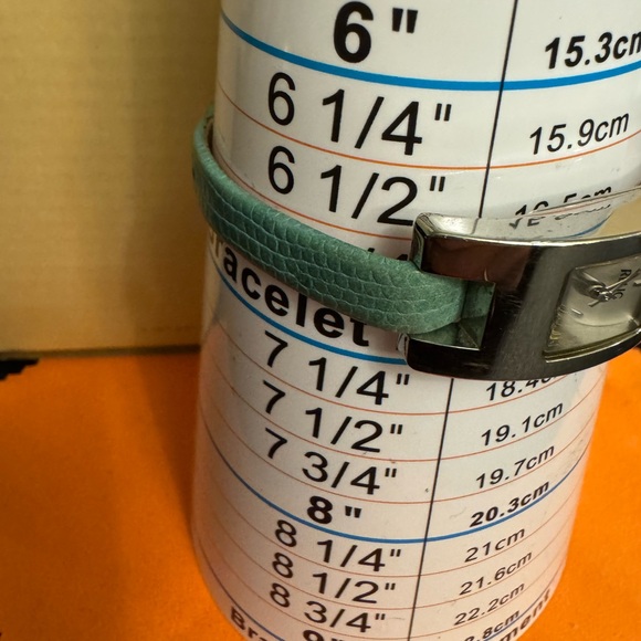 Relic Silver Watch with Green Leather Strap - Picture 7 of 10